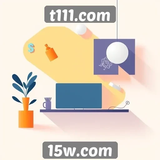 Tendências em design no site t111.com