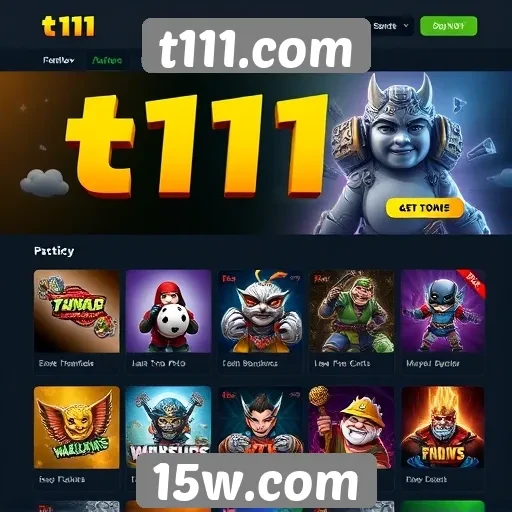 Plataforma de jogos t111.com destaca-se pela interface amigável